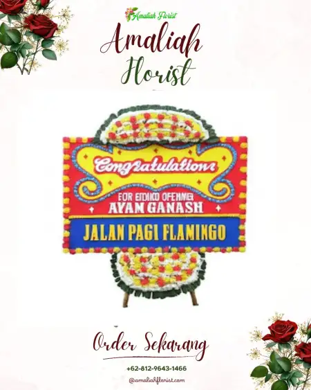 Sewa Papan Bunga Monggol