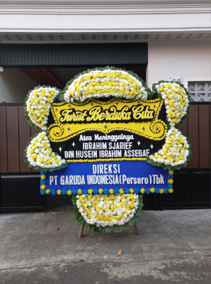 Papan Bunga Duka di Monggol